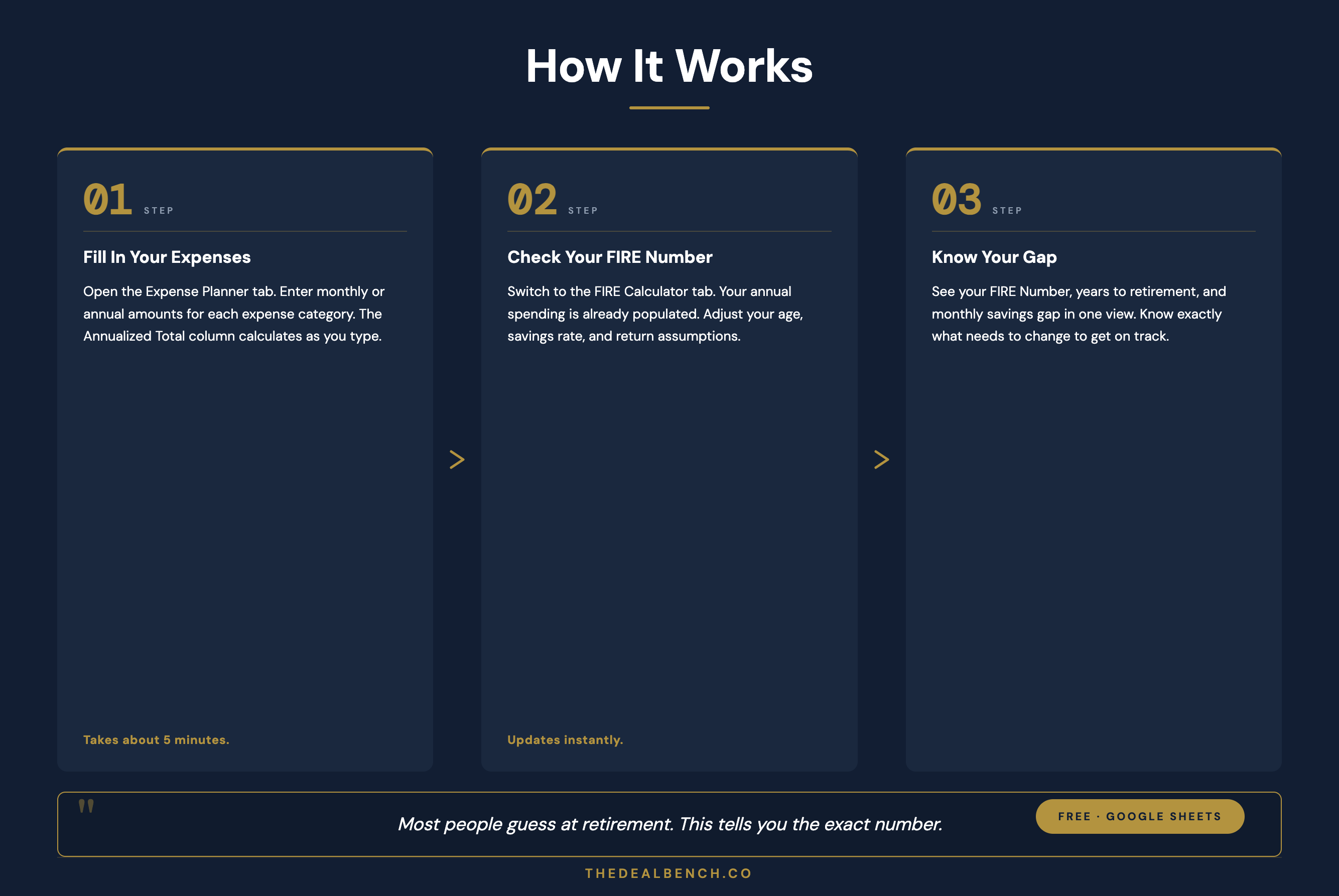 FIRE Calculator — full view